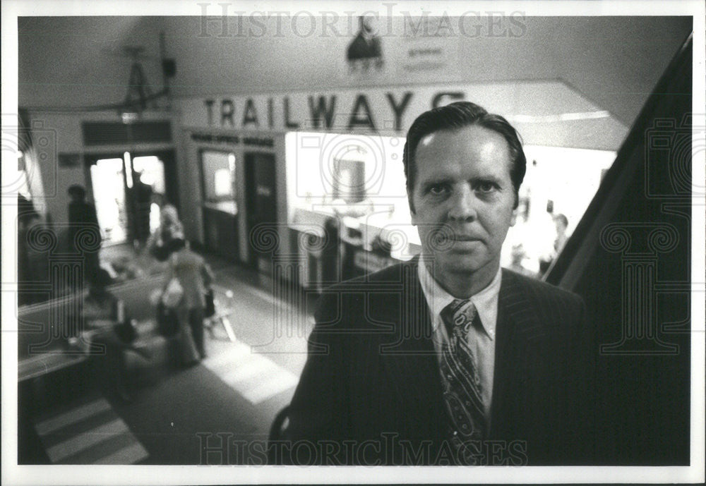 1978 Press Photo J Kevin Murphy,pres of Trailways Inc - Historic Images