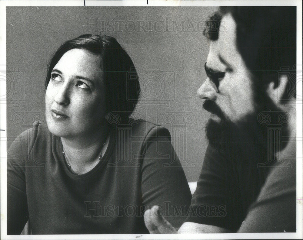 1977 Press Photo Anne Thieme,Seabury-Western Seminary graduate - Historic Images