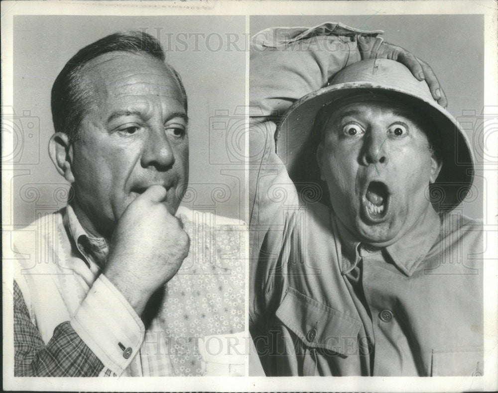 1961 Press Photo Jerry Lester stars in &quot;Paper Bullets&quot; - Historic Images