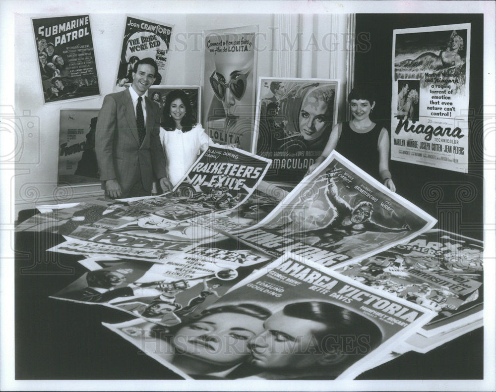 1991 Press Photo Raymond R. Ruggert Susan Cutler Vintage Movie Poster - Historic Images