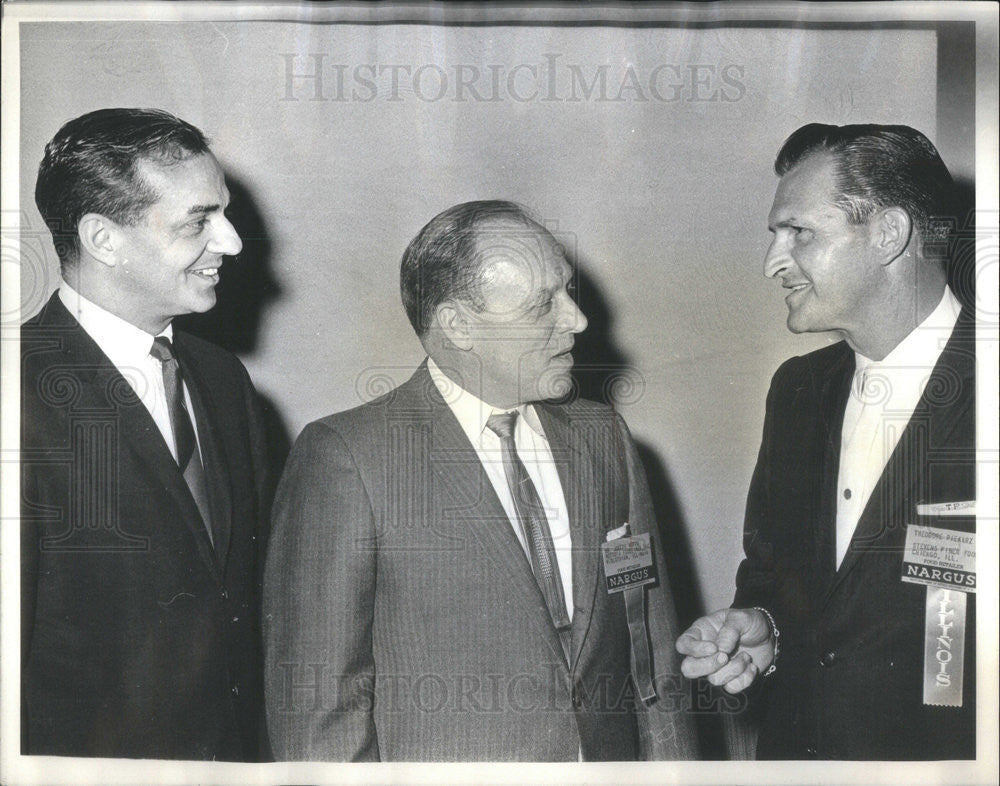 1965 Press Photo Frank Kamberos, Joseph Motto and Theodore Piekarz - Historic Images