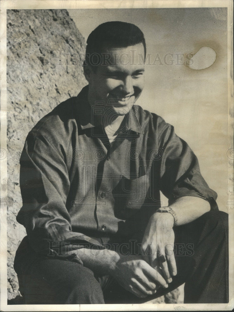 1963 Press Photo Plane Crash Victim William Patterson Jr Portrait - Historic Images