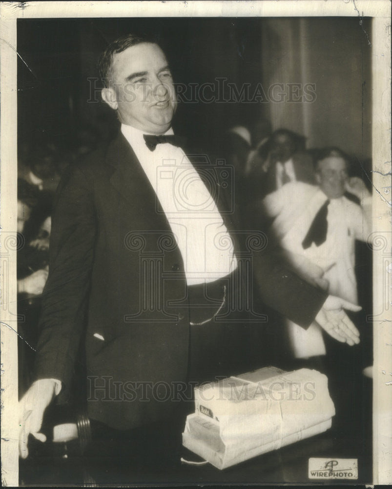 1935 Press Photo Texas Rep. Nat Patton Senate Committee Against Lobbying - Historic Images