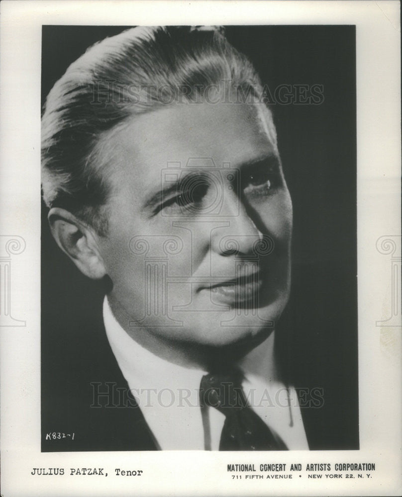 1956 Press Photo Julius Patzak, Tenor in R Strauss Elektra - Historic Images