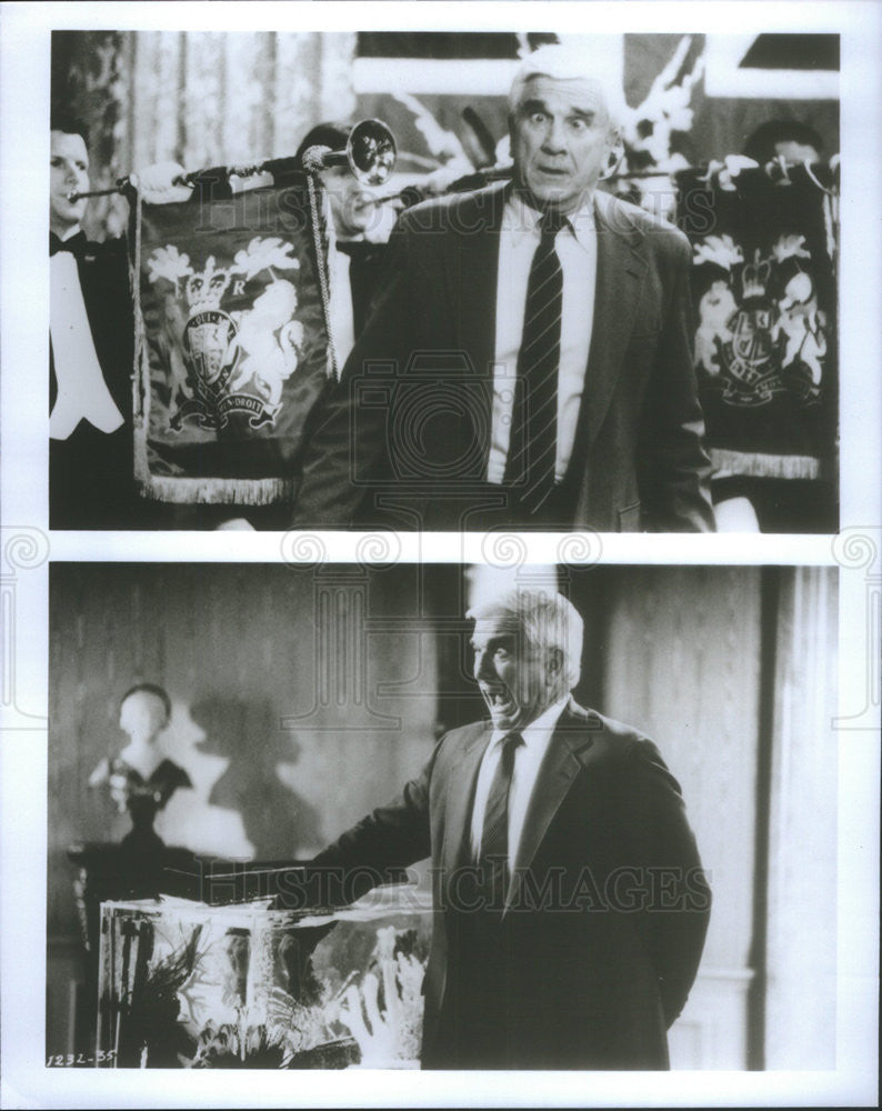 1992 Press Photo Leslie Nielson on &quot;The Naked GunFrom the Files of Police Squad&quot; - Historic Images