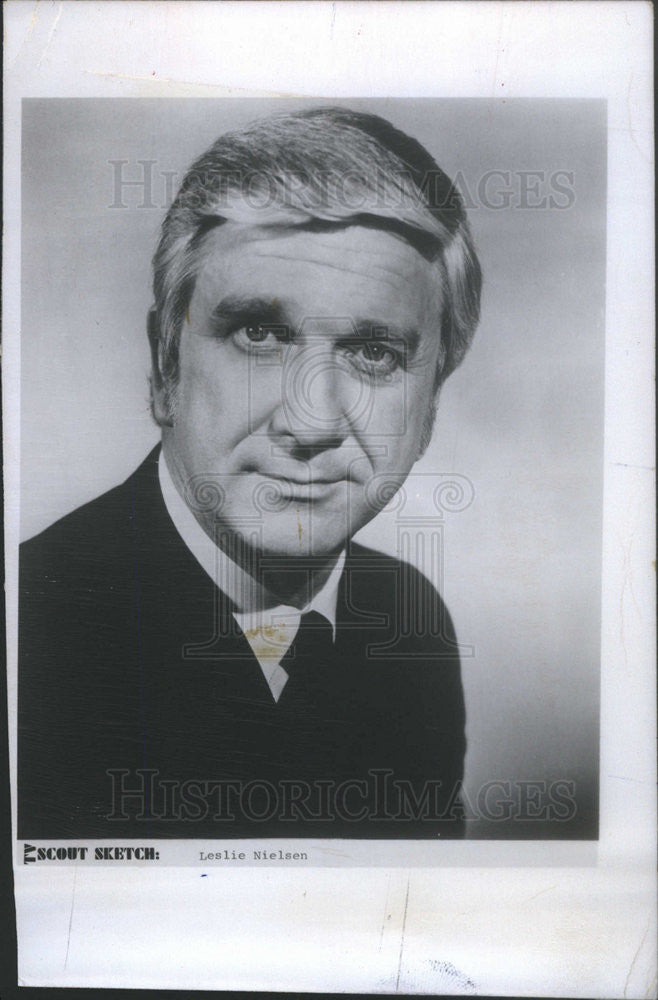 1975 Press Photo Leslie Nielson - Historic Images