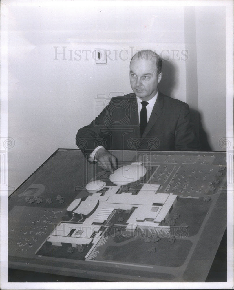 1962 Press Photo Architect Robert S. nicol - Historic Images