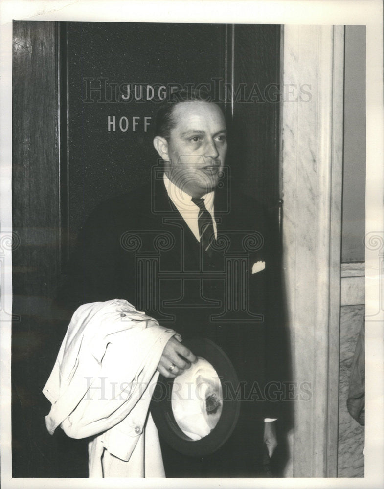 1963 Press Photo Attorney George Niebank - Historic Images