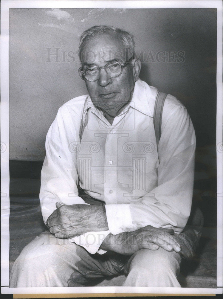 1953 Press Photo Francis Nixon Father Of VP Richard Nixon In Critical Condition - Historic Images