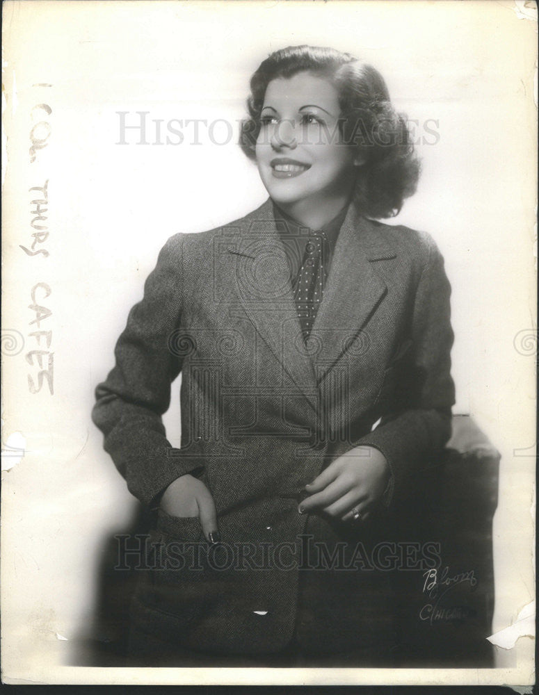 1936 Press Photo Lois Nixon Singer - Historic Images