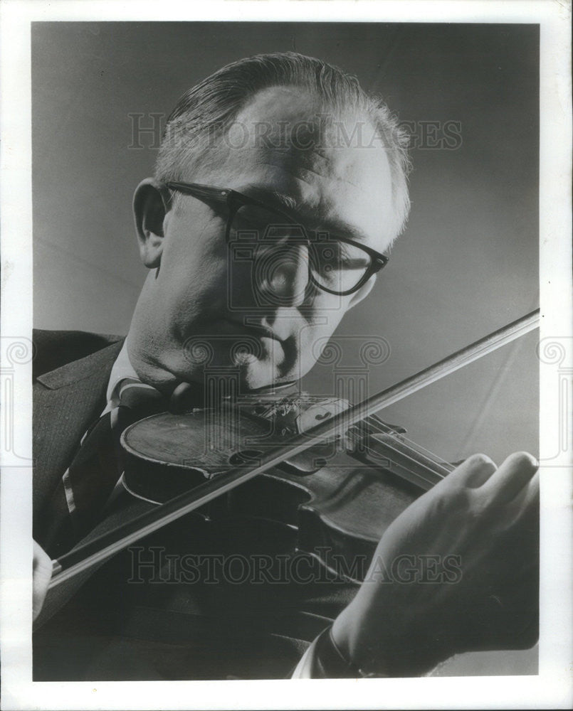 1970 Press Photo Raymond Niwa  Violinist Chicago Symphony Orchestra - Historic Images