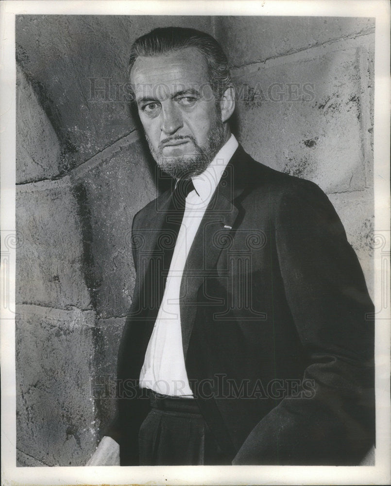 Undated Press Photo David Niven NBC The Last Room - Historic Images