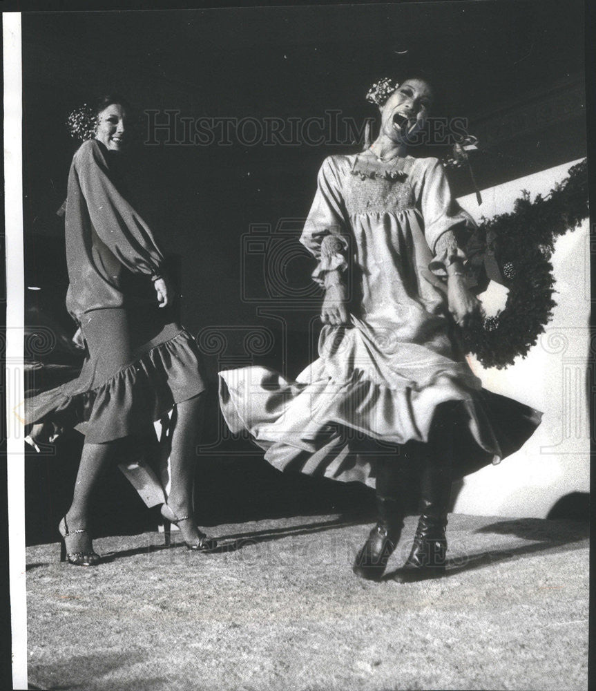 1977 Press Photo Noriko Nishi dancing Spring Summer Line - Historic Images
