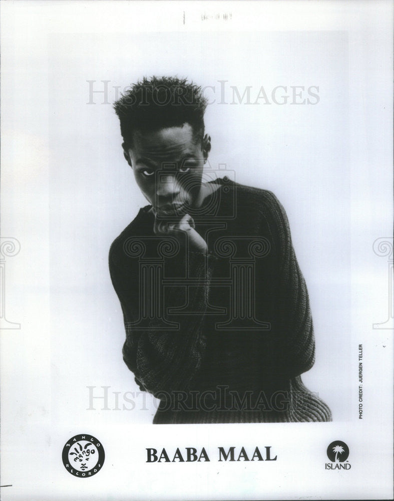 1995 Press Photo Baaba Maal Music Africa - Historic Images