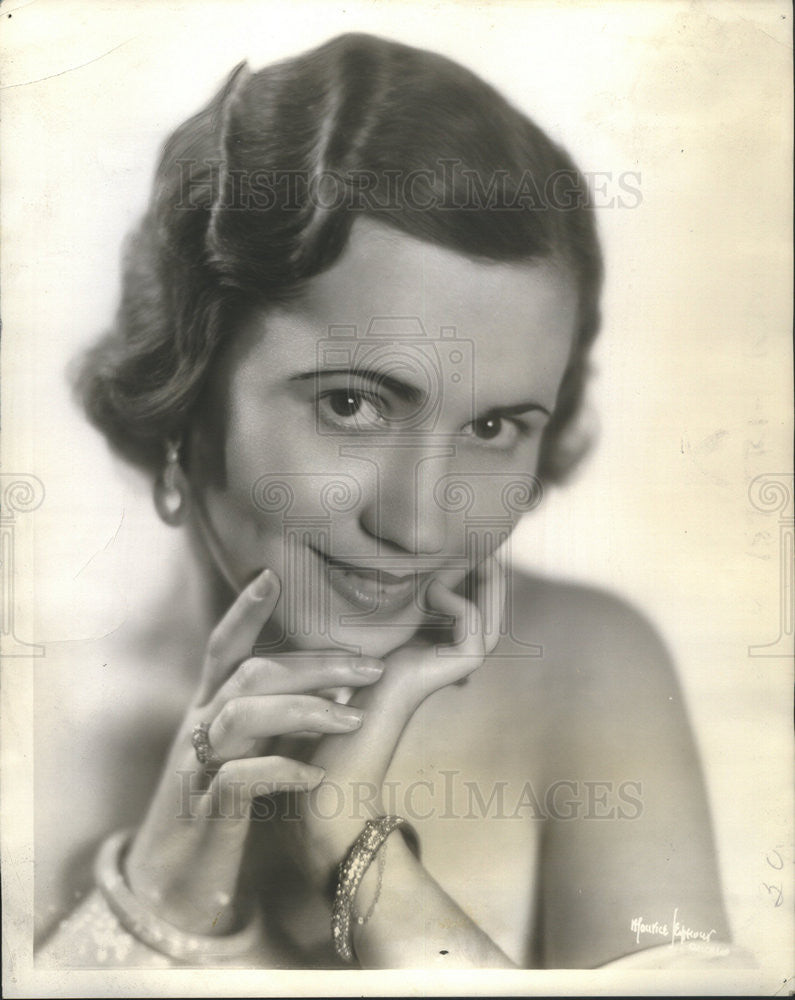 1930 Press Photo Ruth Lyon,radio - Historic Images