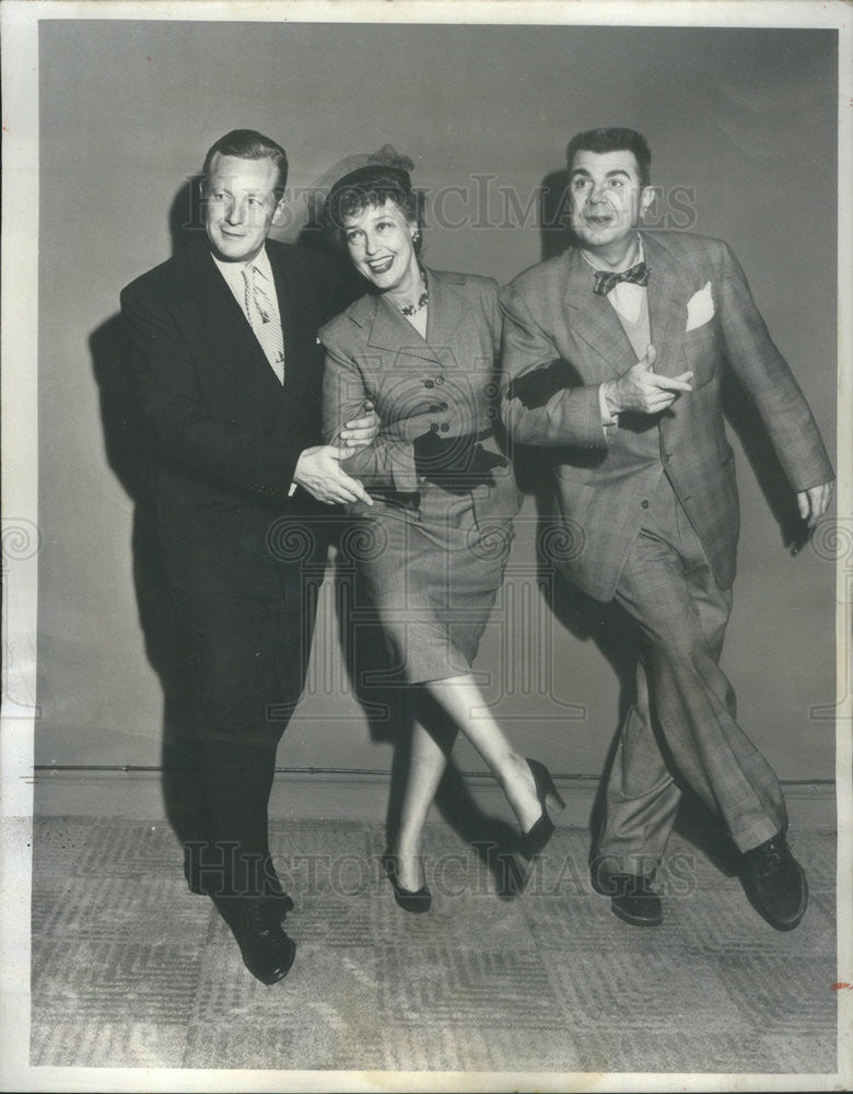 1951 Press Photo ken murray rehearsal - Historic Images