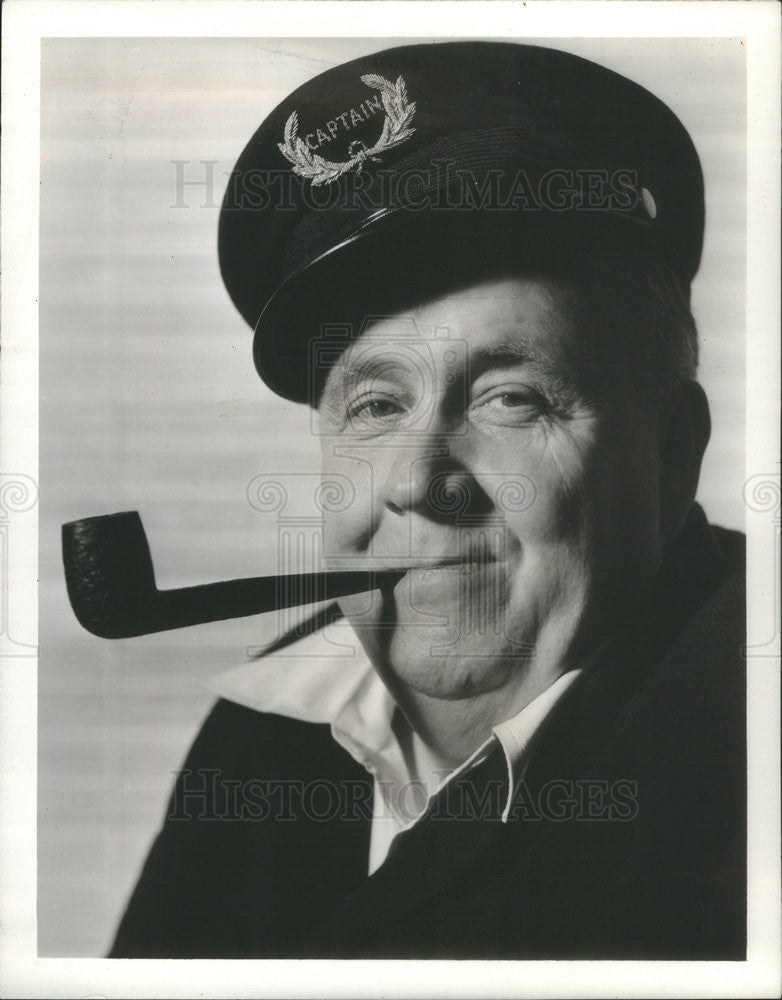 1935 Press Photo Frank McIntyre on &quot;The Show Boat&quot; on NBC TV. - Historic Images