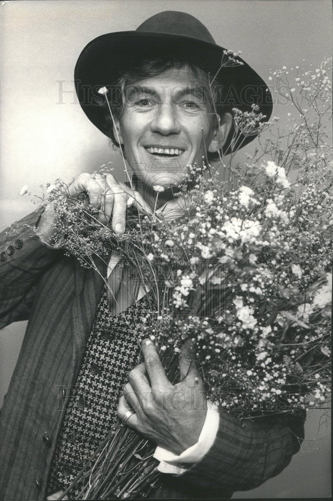 1986 Press Photo Ian McKellen staring in the play