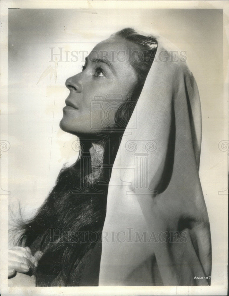 1961 Press Photo Siobhan Mckenna Actress - Historic Images