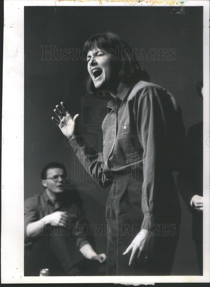 1989 Press Photo Pat Musker Improv Institute - Historic Images