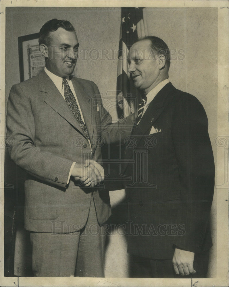 1936 Press Photo Matthew J. Murphy Elected Commander Illinois American Legion - Historic Images