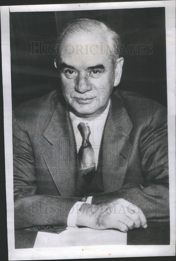 1948 Press Photo Labor Leader Philip Murray&#39;s Comment ON Indictment Under Taft- - Historic Images