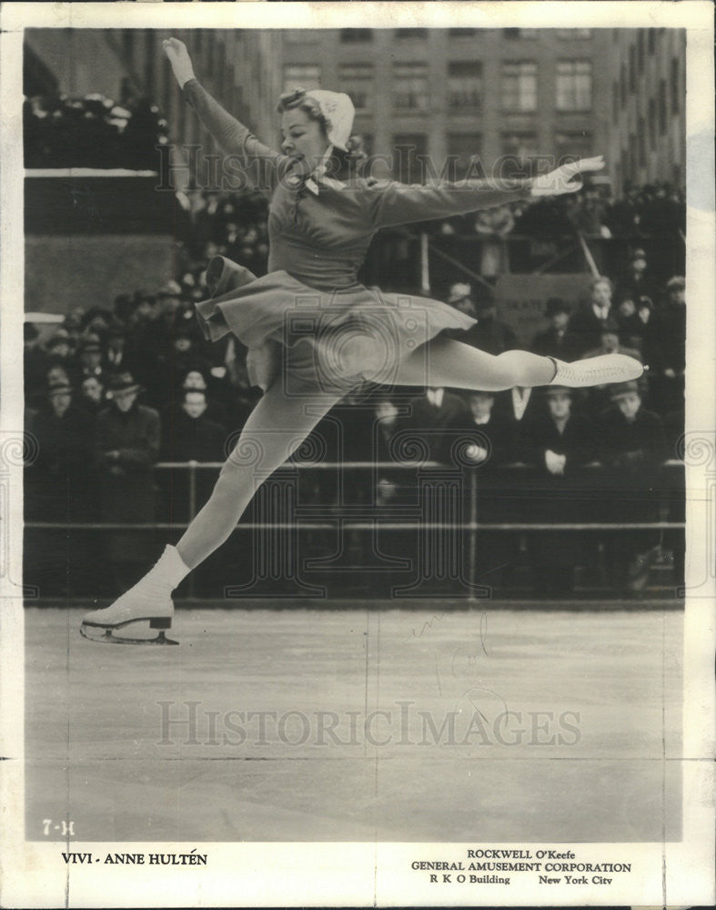 1939 Press Photo Vivi-Anne Hulten - Historic Images