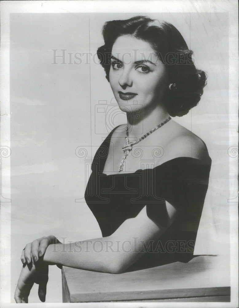 1953 Press Photo Eloise McElhone Stars In ABC Radio&#39;s Modern Romances As Helen - Historic Images