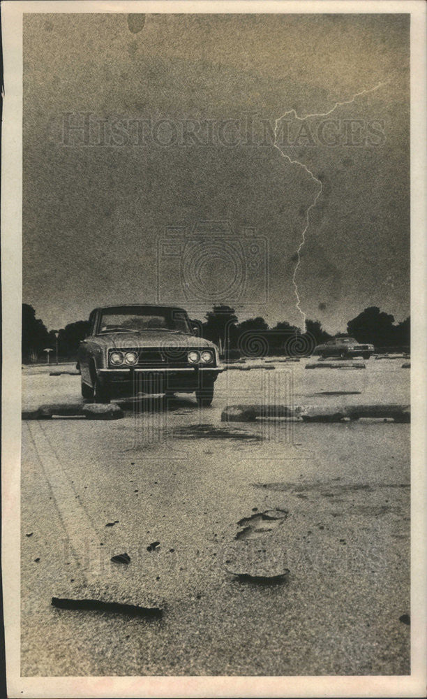 1972 Press Photo Gerald Norman Springer Jr. struck by lightning. - Historic Images