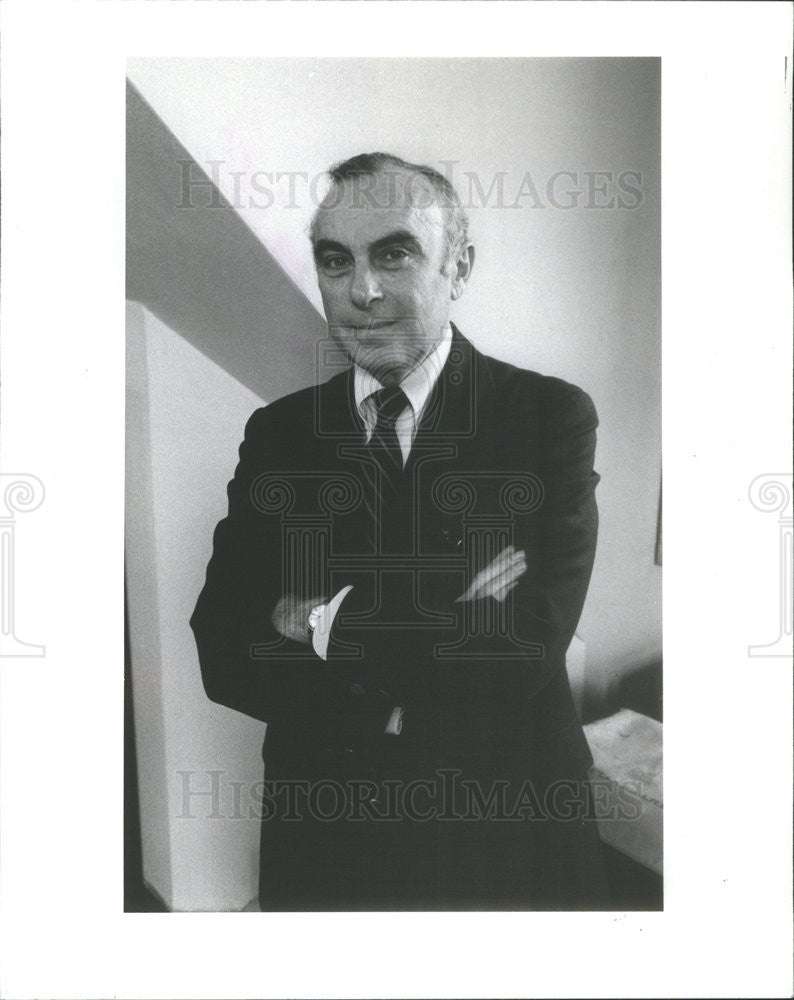 1993 Press Photo Arthur Mann Chicago University History Professor - Historic Images