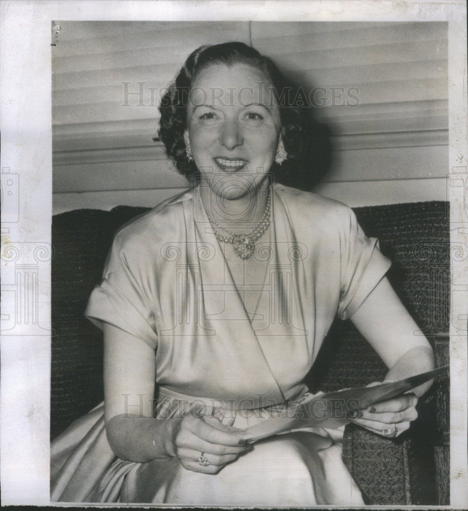 1954 Press Photo Mrs Willie Murray Announces She Will be Candidate For Governor - Historic Images