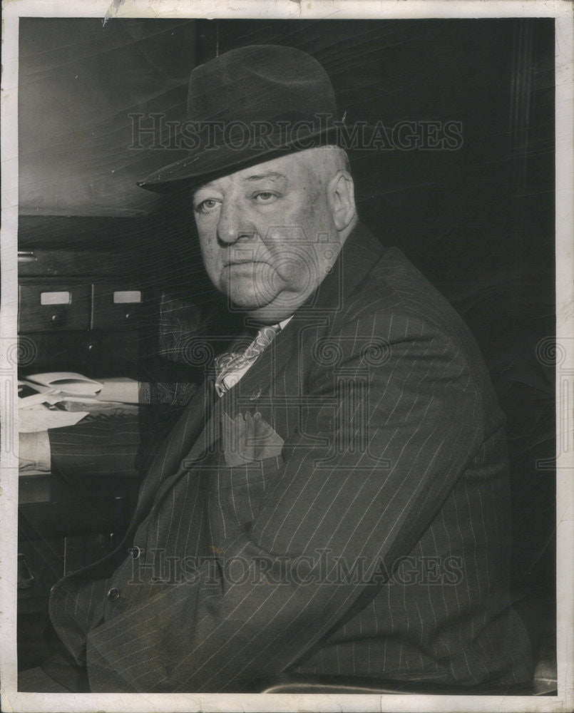 1941 Press Photo Jimmy Murphy Times Police Reporter - Historic Images