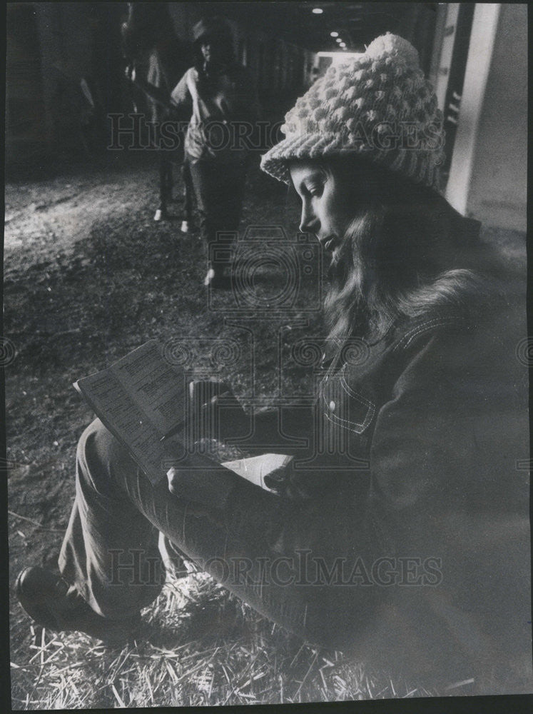 1973 Press Photo Race Horse Trainer Gloria Murphy Helen Singleton Phillie - Historic Images