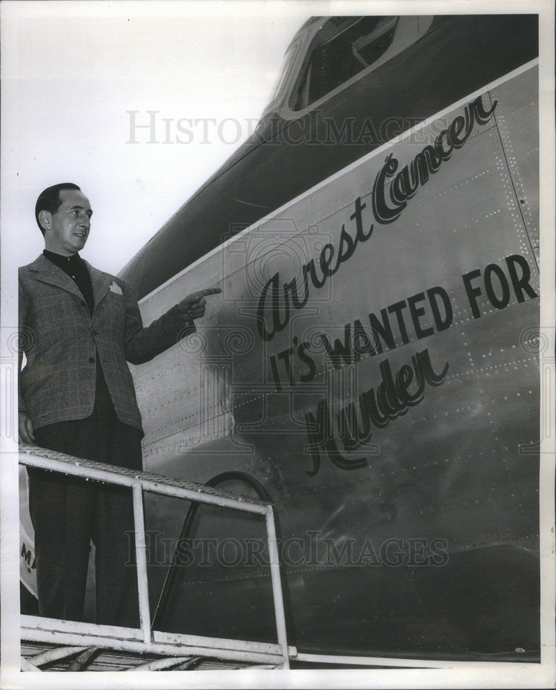 1947 Press Photo leonard lyons newspaper columnis - Historic Images