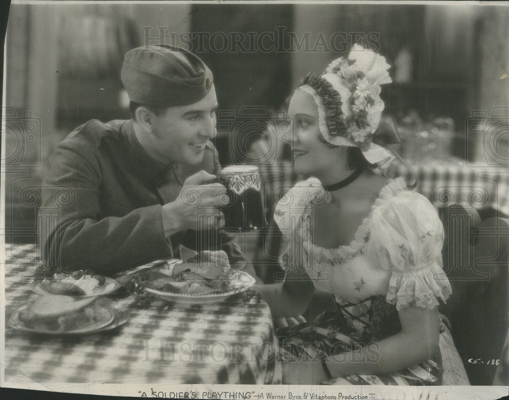 1931 Press Photo Ben Lyon Actor Lotti Loder Actress Soldier&#39;s Plaything Film - Historic Images