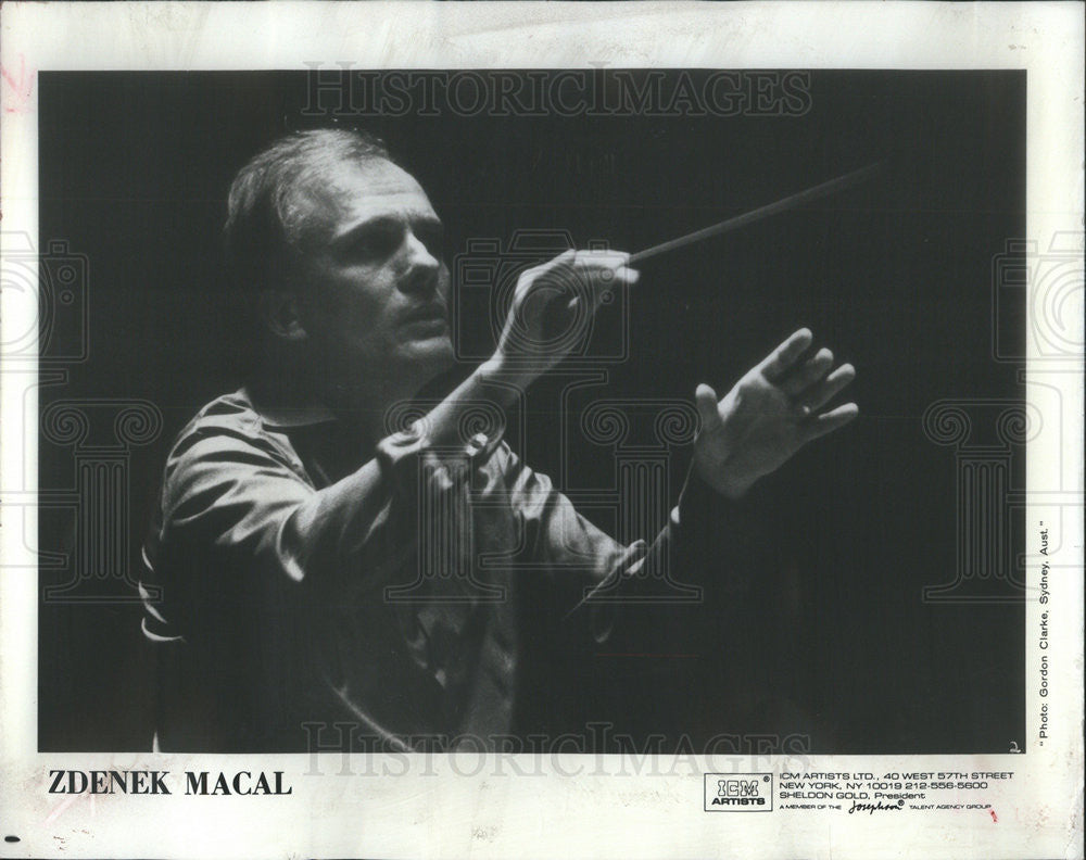 1985 Press Photo zdenek macal Conductor - Historic Images