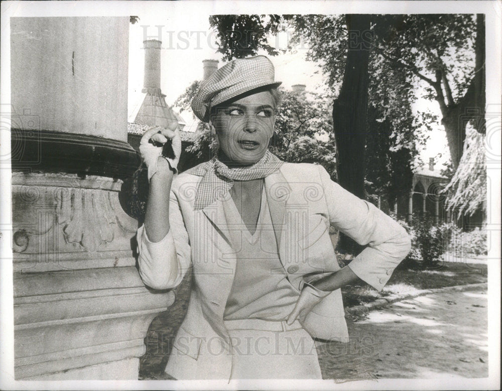 1968 Press Photo Melina Mercourt Actress - Historic Images