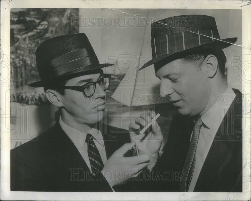 1957 Press Photo Pianist Jose Melis Vocalist Jack Haskell - Historic Images