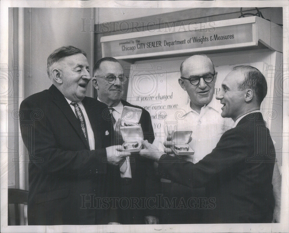 1962 Press Photo Thomas Pendergrast, Francis J. Kelly, Carl Cohen &amp; Nichlas J. - Historic Images