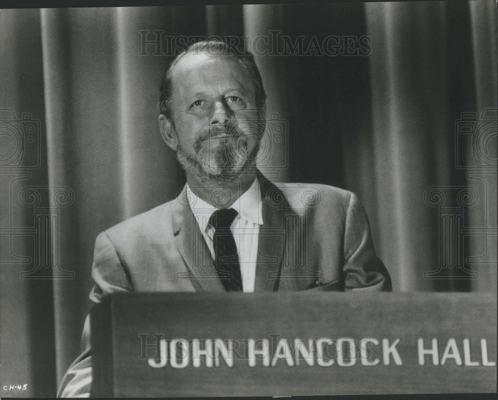 1969 Press Photo Producer Director Ralph Nelson John Hancock Hall - Historic Images