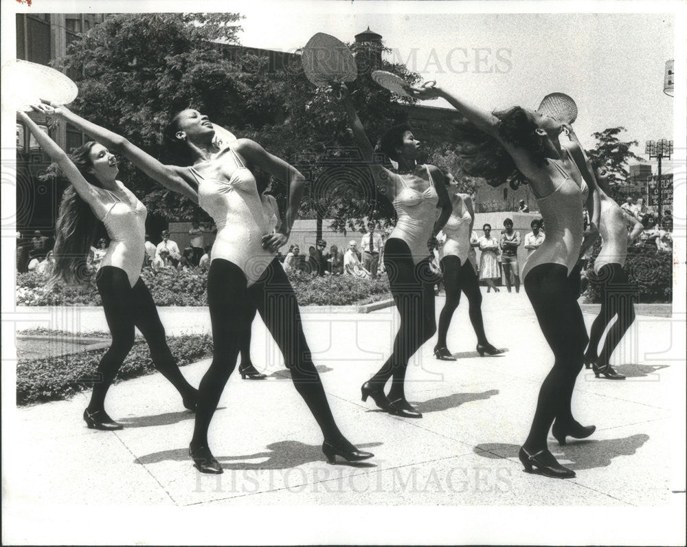 1978 Press Photo The Lucky Lady Dancers - Historic Images