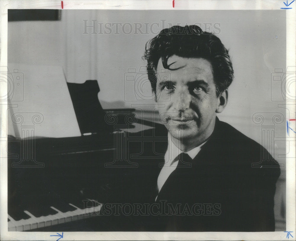 1974 Press Photo Peter Maag Swiss Conductor Musician - Historic Images