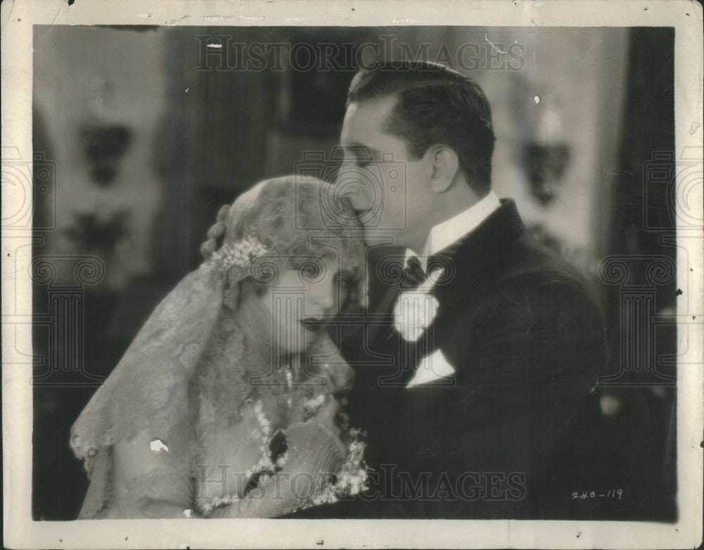 1925 Press Photo Mae Murray Francis Bushman Star The Masked Bride - Historic Images