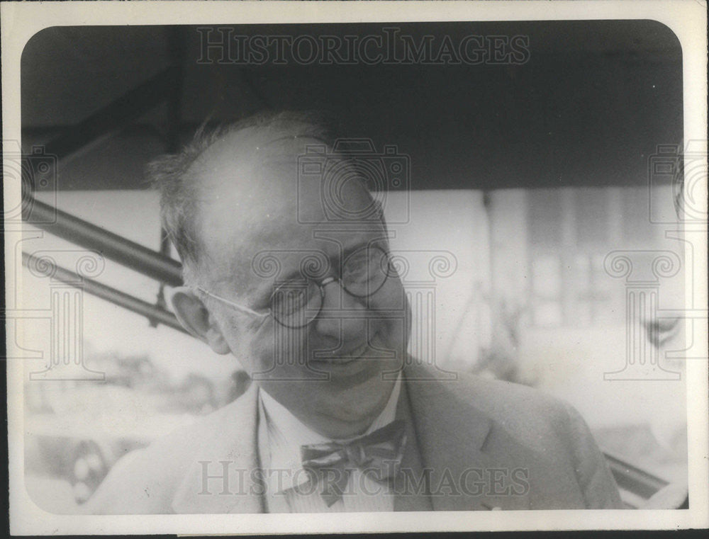 1928 Press Photo Pilot John  Henry Mears Capt. C.B.D. Collyer - Historic Images