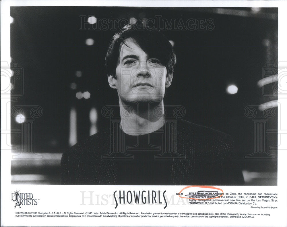 1995 Press Photo Kyle MacLachlan actor - Historic Images