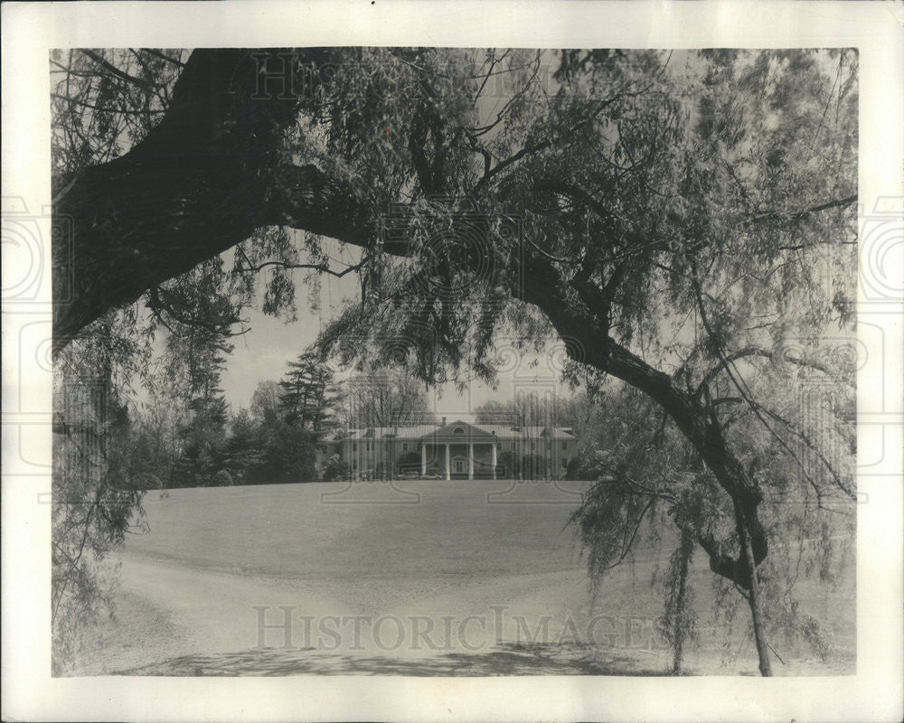 Undated Press Photo Montpelier Virginia Home James Madison Constitution Father - Historic Images