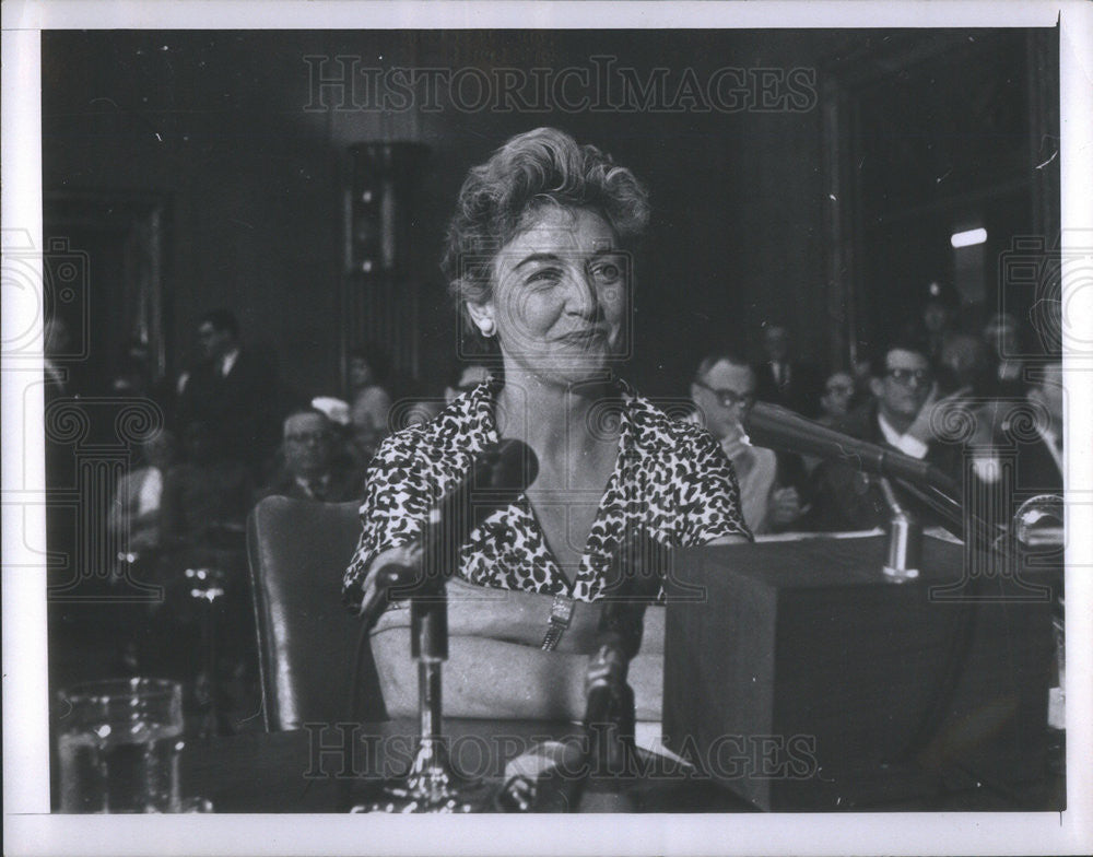 1961 Press Photo Marya Mannes American Author Critic - Historic Images