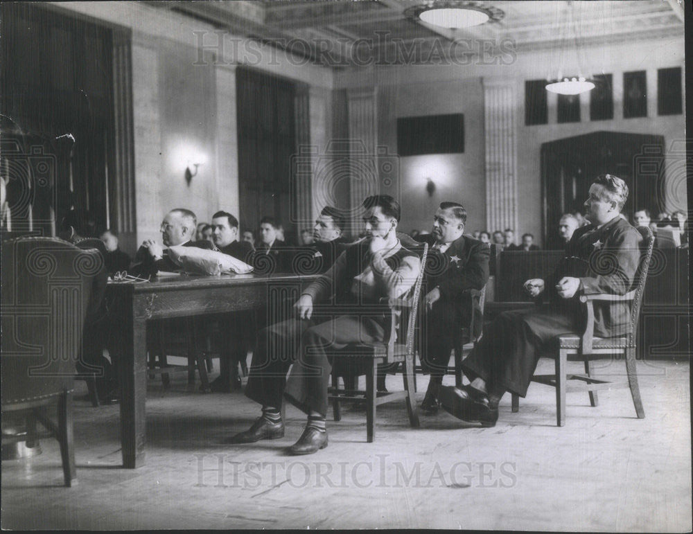 1940 Press Photo Jerry Mangano Murder Trial Harry Francois - Historic Images