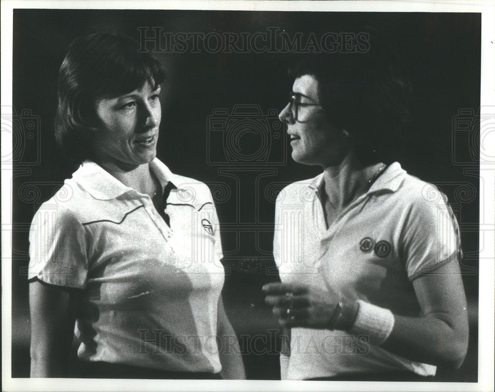 1980 Press Photo Martina Navratilova Czech American Tennis Player - Historic Images