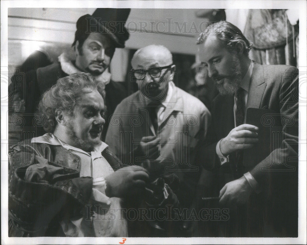 1968 Press Photo Tito Gobbi Lyric Opera&#39;s word famous dramatic baritone star - Historic Images